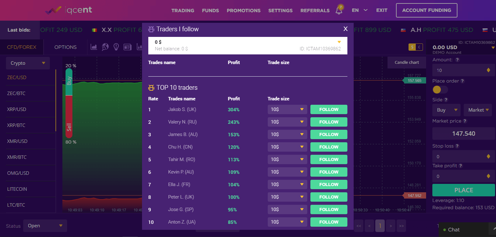 Perguntas frequentes (FAQ) sobre negociação no IQcent Perguntas frequentes (FAQ) sobre negociação no IQcent